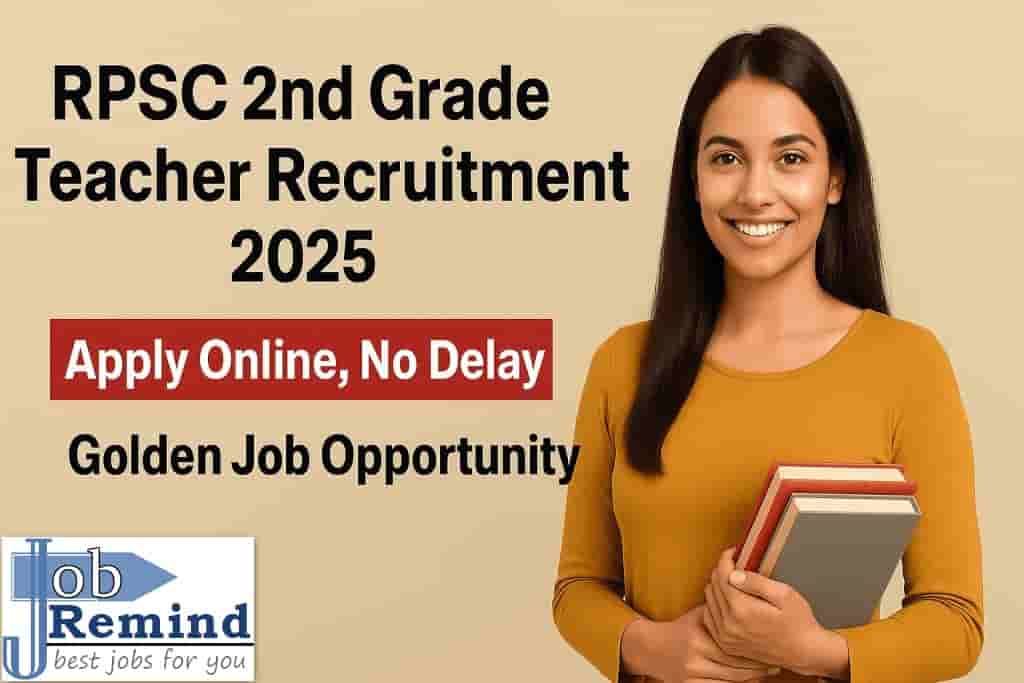 RPSC 2nd Grade Teacher Recruitment 2025